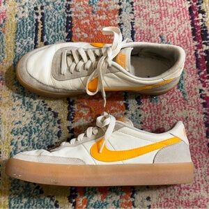 Nike Killshot 2 leather sneakers in white and yellow sz9